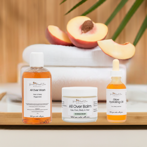 Sweet Peach Tree Wash & Glow Bundle